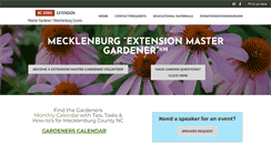 Desktop Screenshot of mastergardenersmecklenburg.org