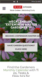 Mobile Screenshot of mastergardenersmecklenburg.org